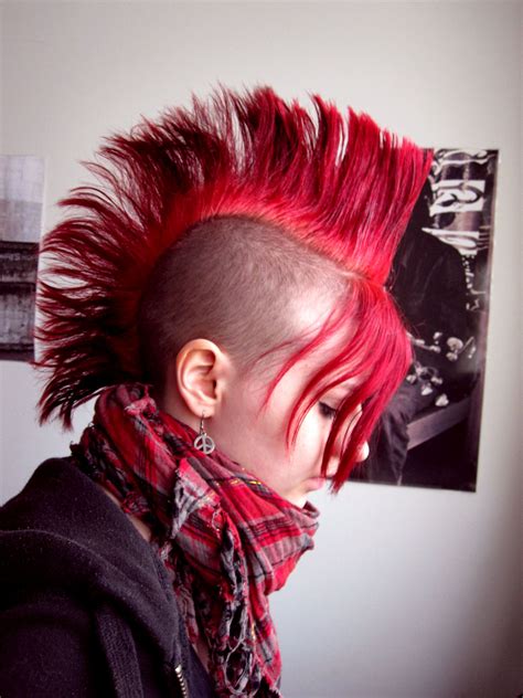 short punk mohawk|punk mohawk hairstyle.